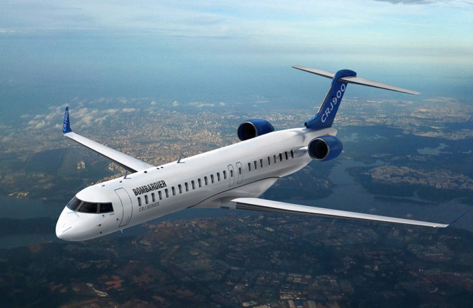 Bombardier vende nove aeronaves CRJ900 para a Chorus Aviation