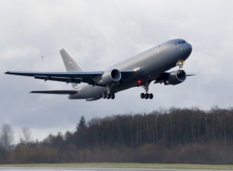 Boeing entrega primeiro KC-46A Pegasus para a Base da Força Aérea em Altus