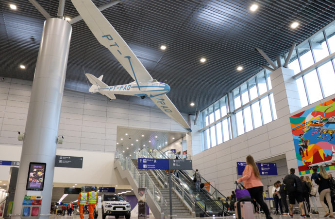 Ministro participa da entrega de obra no Aeroporto de Porto Alegre