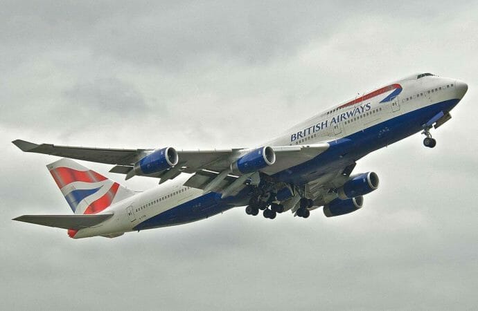 British Airways 747 bate recorde transatlântico