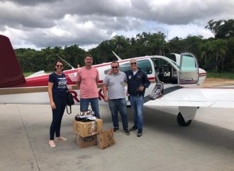 Aeroclube de Santa Catarina(SSKT) auxilia no combate ao COVID 19 através de missão humanitária