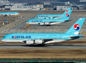 Korean Air em queda livre por causa de coronavírus