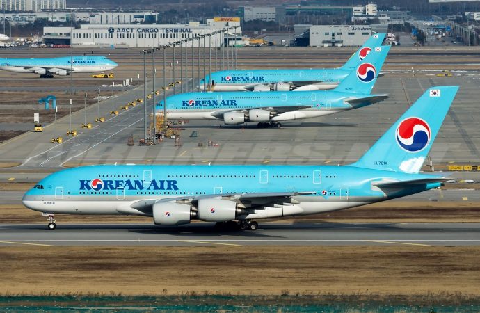 Korean Air em queda livre por causa de coronavírus