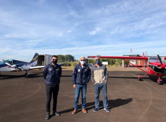 Aeroclube de Santa Catarina(SSKT) transporta respiradores para os hospitais em apoio a Defesa Civil do Estado