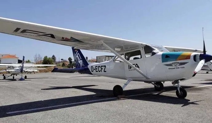 IFA Aviation Training Center apresenta o novo C172 Continental Diesel