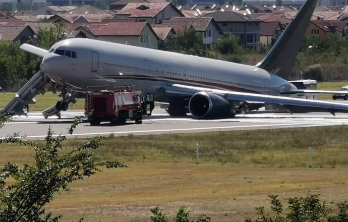 Boeing 767-300 da Omni Air sofre acidente durante o pouso em Bucareste