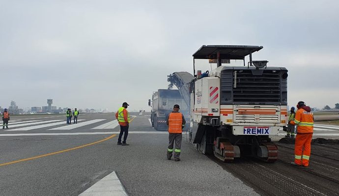 Congonhas começa a receber obras na pista principal