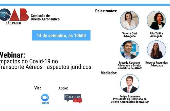 Webinar OAB-SP: Impactos do Covid-19 no Transporte Aéreo – aspectos jurídicos