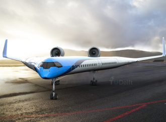 KLM e TU Delft apresentam primeiro voo Flying-V com sucesso