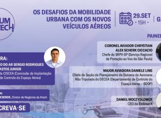 e-Fórum ATECH” Os desafios da mobilidade urbana com os novos veículos aéreos”