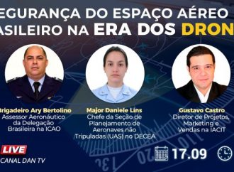 Webinar”A Segurança do Espaço Aéreo Brasileiro na Era dos Drones”-DAN TV