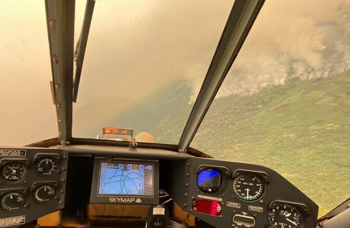 Aviação agrícola lançou mais de 10,8 milhões de litros de água contra incêndios