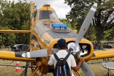 Aeronaves agrícolas podem fazer pousos e decolagens em feiras e exposições