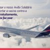 Avião Solidário da LATAM realizará gratuitamente o transporte doméstico de 513 caixas – que equivalem a 15 toneladas – de vacinas para combate da Covid-19