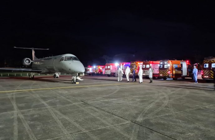 FAB transporta pacientes de Manaus para Santa Catarina