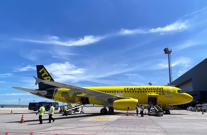 Itapemirim realiza voos de certificação da Anac no Aeroporto Internacional de Belo Horizonte