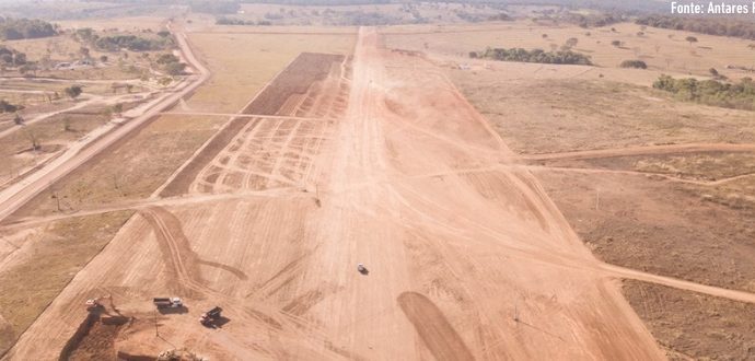 Começaram as obras do primeiro polo de aviação de Goiás. Por Urban Systems