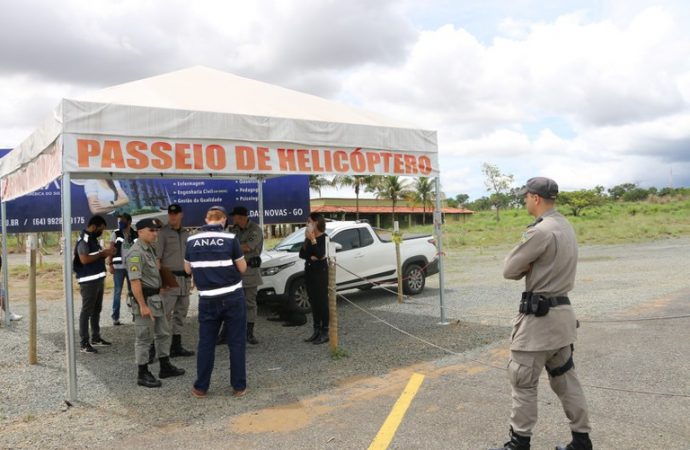 Helicóptero que realiza voos panorâmicos em Caldas Novas/GO é alvo de operação da ANAC