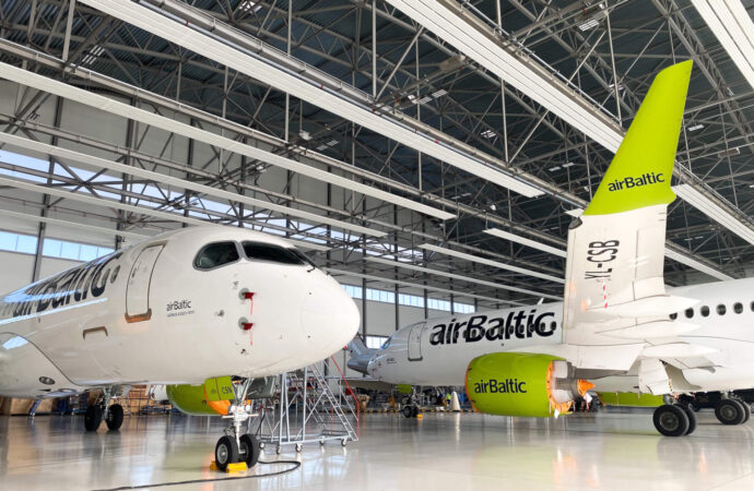FAA aborda o desligamento dos dois motores P&W de um Airbus A220 da airBaltic