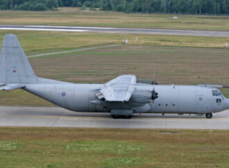 O primeiro uso de combustível de aviação sustentável pela RAF em aeronaves Typhoon e Hercules