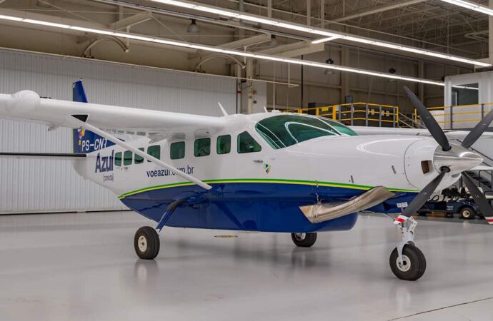 Azul Conecta projeta atualizar até seis Cessna Grand Caravan para o modelo híbrido-elétrico da Ampaire