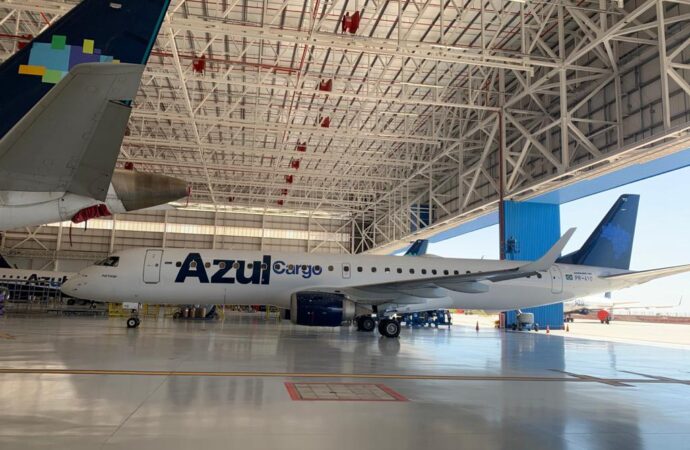 Pioneira no mundo, frota Embraer Classe F da Azul Cargo Express completa um ano de operação