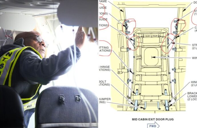 NTSB: Todas as 12 conexões de parada foram desengatadas no plugue da porta do avião do Alaska, causando explosão