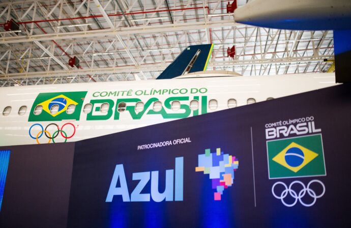 Azul é a companhia aérea oficial do Time Brasil nos Jogos Olímpicos de Paris 2024