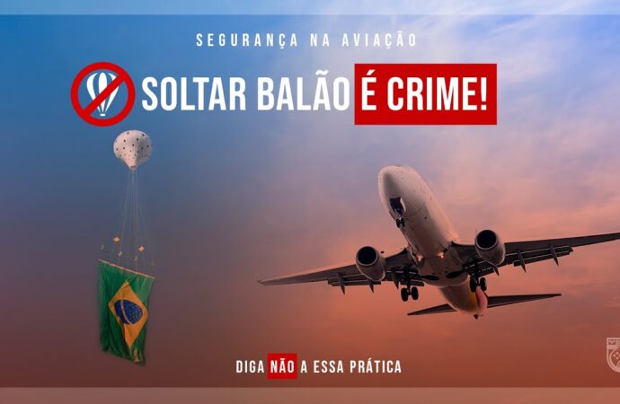 DECEA alerta sobre os riscos da soltura de balões