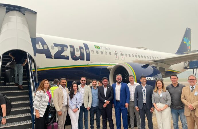 Azul inaugura primeira rota direta entre o Acre e a região sudeste