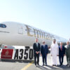 Emirates apresenta sua primeira aeronave A350