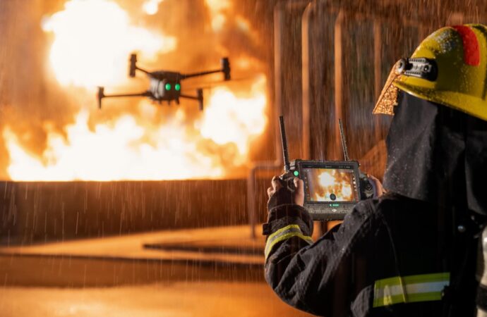 Drones DJI Enterprise no combate a incêndios