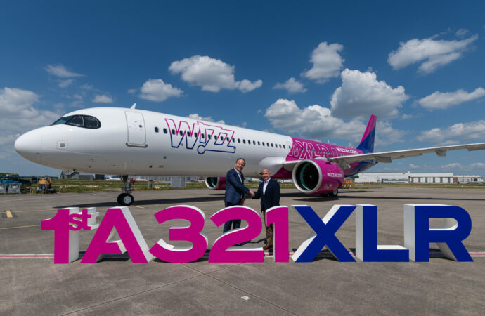 Airbus entrega o primeiro A321XLR com motor Pratt & Whitney à Wizz Air
